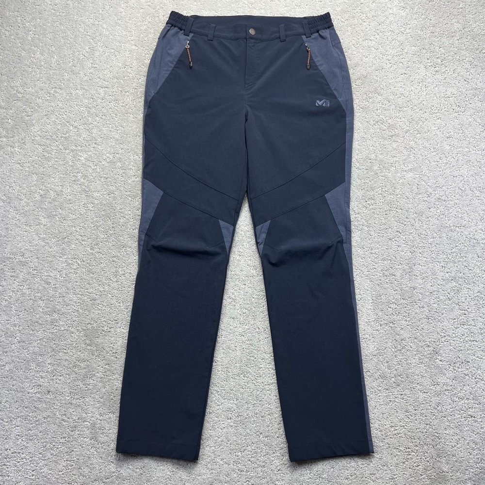 Millet Pants Womens Medium (73) Blue Technical Hiking Outdoor Zipper Pockets
